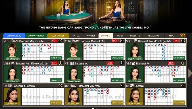 Đặt cược trong Super 98 Baccarat Dat cuoc game super 98 baccarat