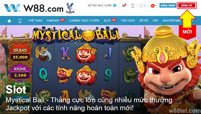 Mỗi thành viên khi tham gia Slot game tại W88 đều nhận được quà khuyen mai slot game nha cai w88