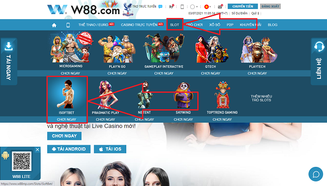 Chơi game tại ISOFTBET W88 đơn giản isoftbet w88