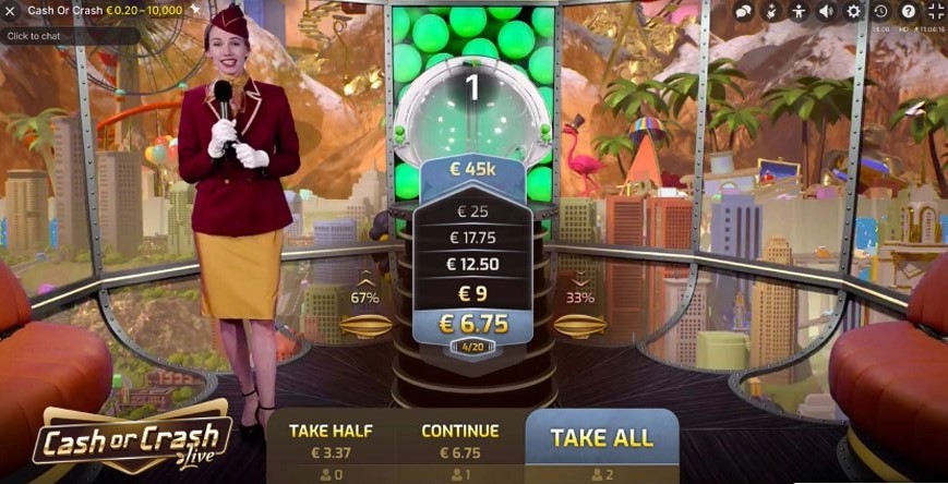 Cách chơi Cash or Crash chuẩn nhất Cach choi Cash or Crash chuan nhat