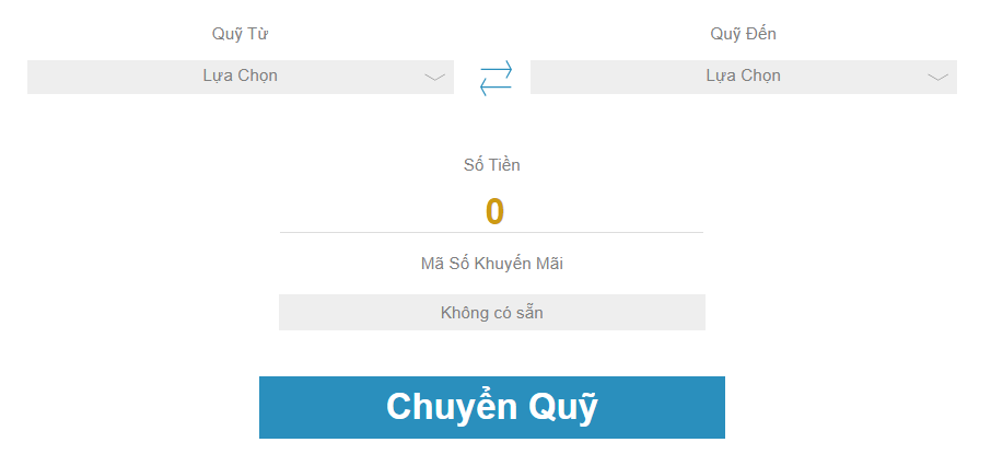 Thao tác tiến hành chuyển quỹ W88 Thao tac tien hanh chuyen quy W88