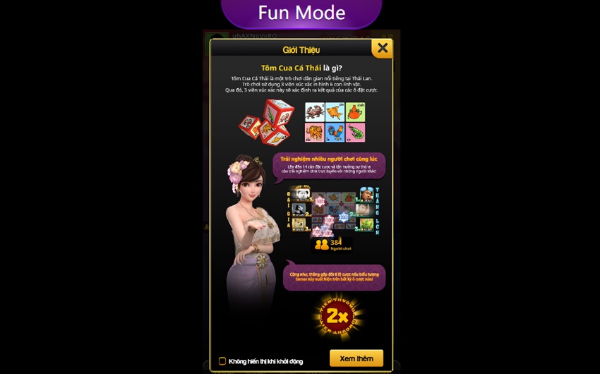 Cách tham gia trò chơi Thai Fish Prawn Crab W88 Cach choi game Thai Fish Prawn Crab W88