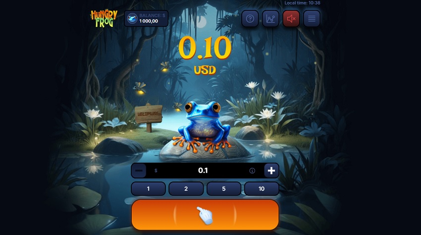 Mo ta game Hungry Frog W88 