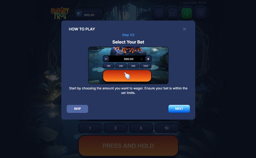 Huong dan cach choi game Hungry Frog W88 