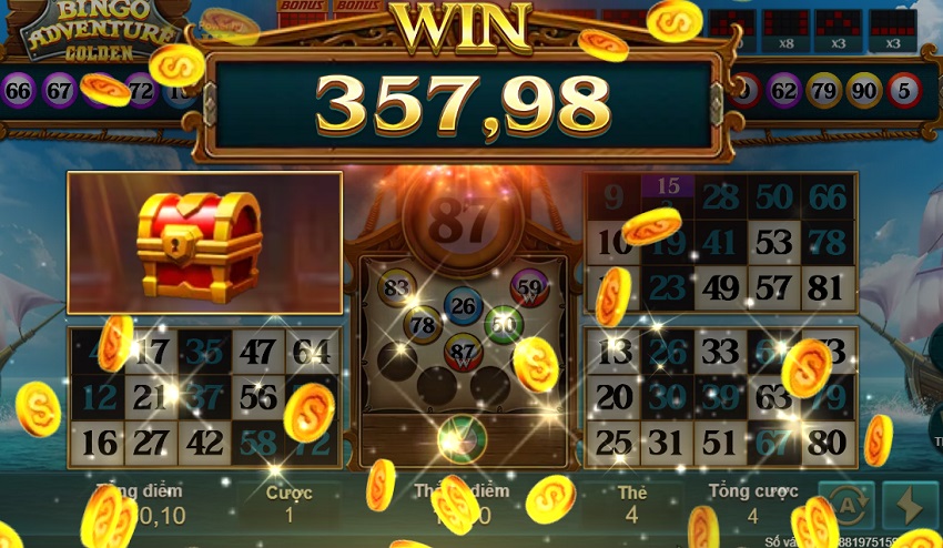 Cách tham gia cá cược Bingo Adventure W88 Cach choi game Bingo Adventure W88